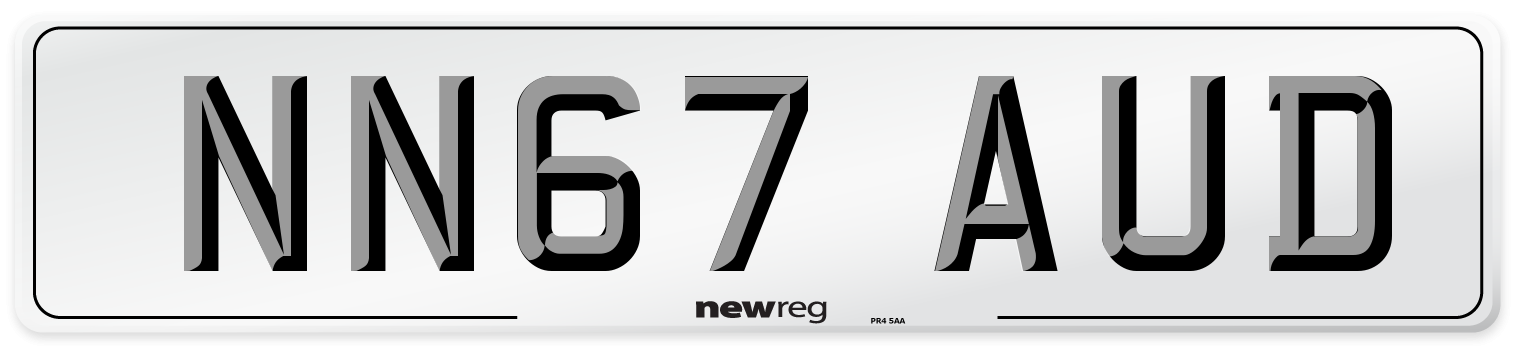 NN67 AUD Number Plate from New Reg